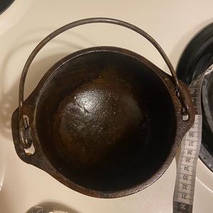 Cast iron cauldron